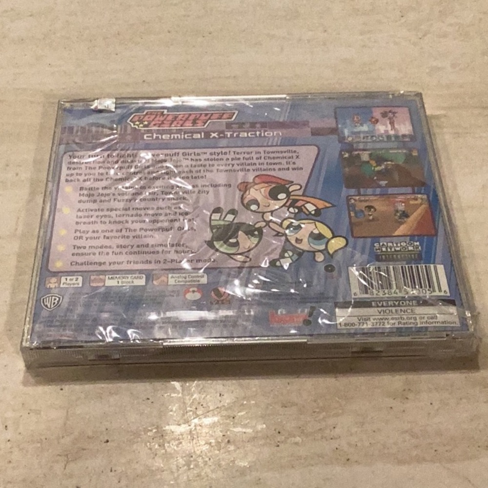 The PowerPuff Girls Chemical X-Traction PlayStation 1 Game Brand New Sealed PS1 - Picture 3 of 8